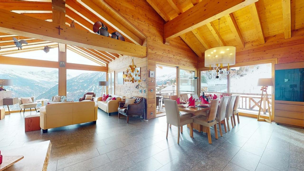 Etoiles Des Neiges Luxe & Jacuzzi Chalet 12 Pers By Alpvision Residences Hérémence Exteriér fotografie