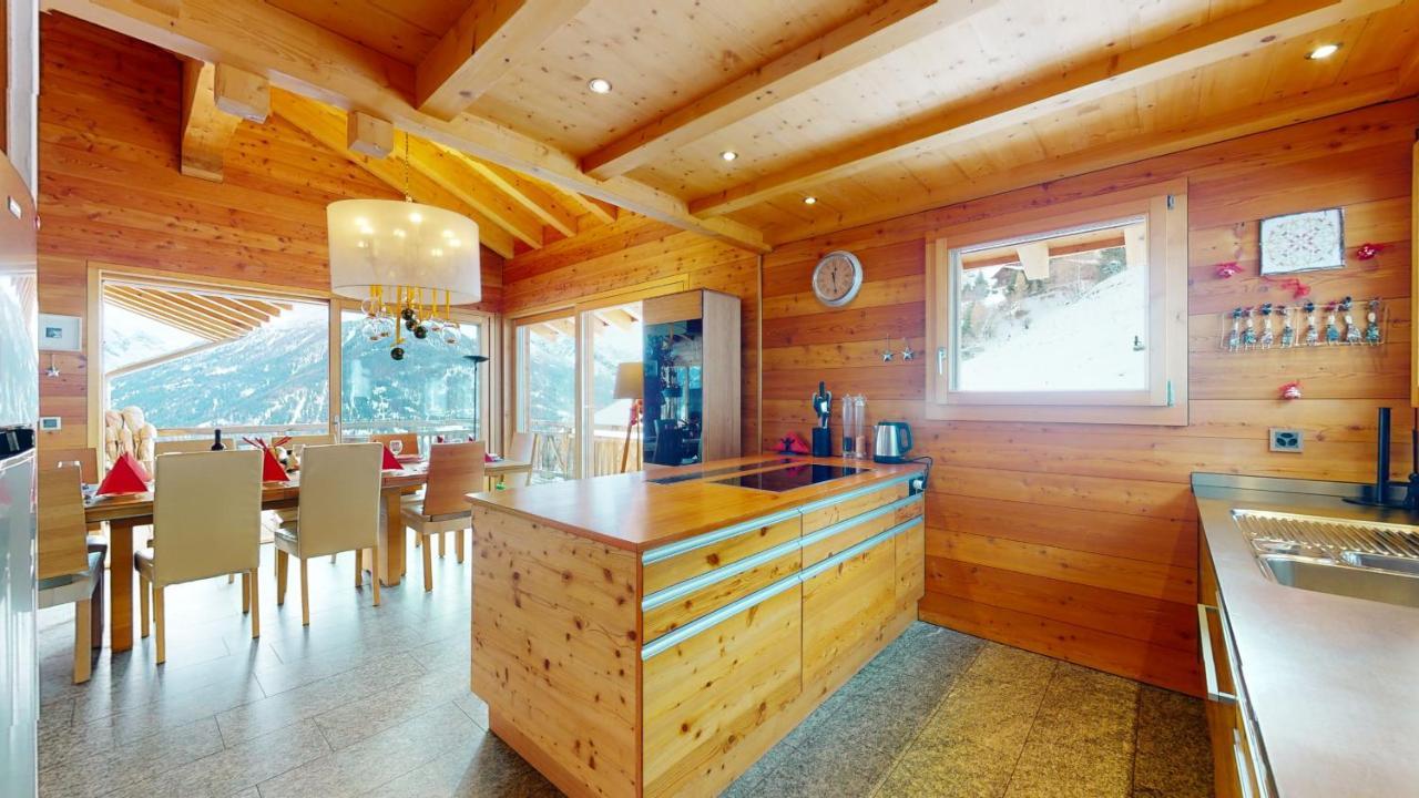 Etoiles Des Neiges Luxe & Jacuzzi Chalet 12 Pers By Alpvision Residences Hérémence Exteriér fotografie